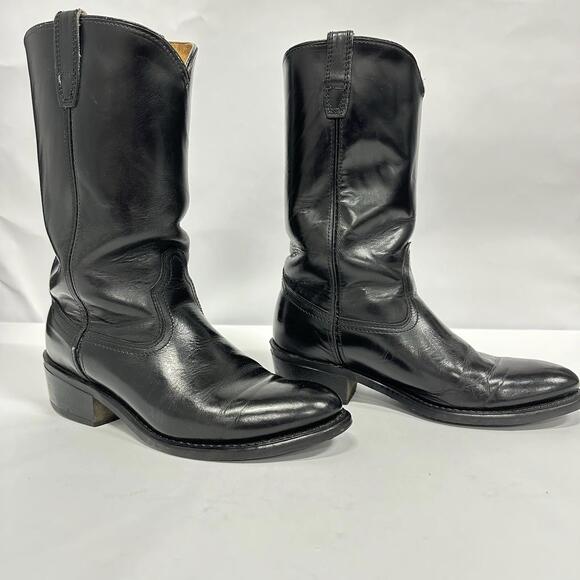 Vintage Goodyear Chemigum Oil Proof Work Boots Brown Leather Americana - Picture 1 of 7